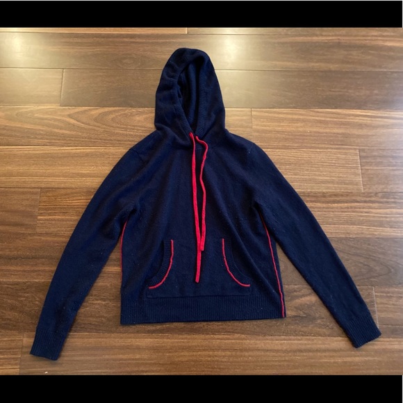 1901 Merino Wool + Cashmere Sweater Hoodie - Picture 1 of 2